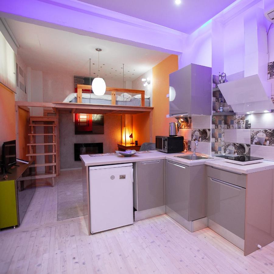 塞萨洛尼基Orange And Blue Studio Downtown 5 Min From White Tower公寓 外观 照片