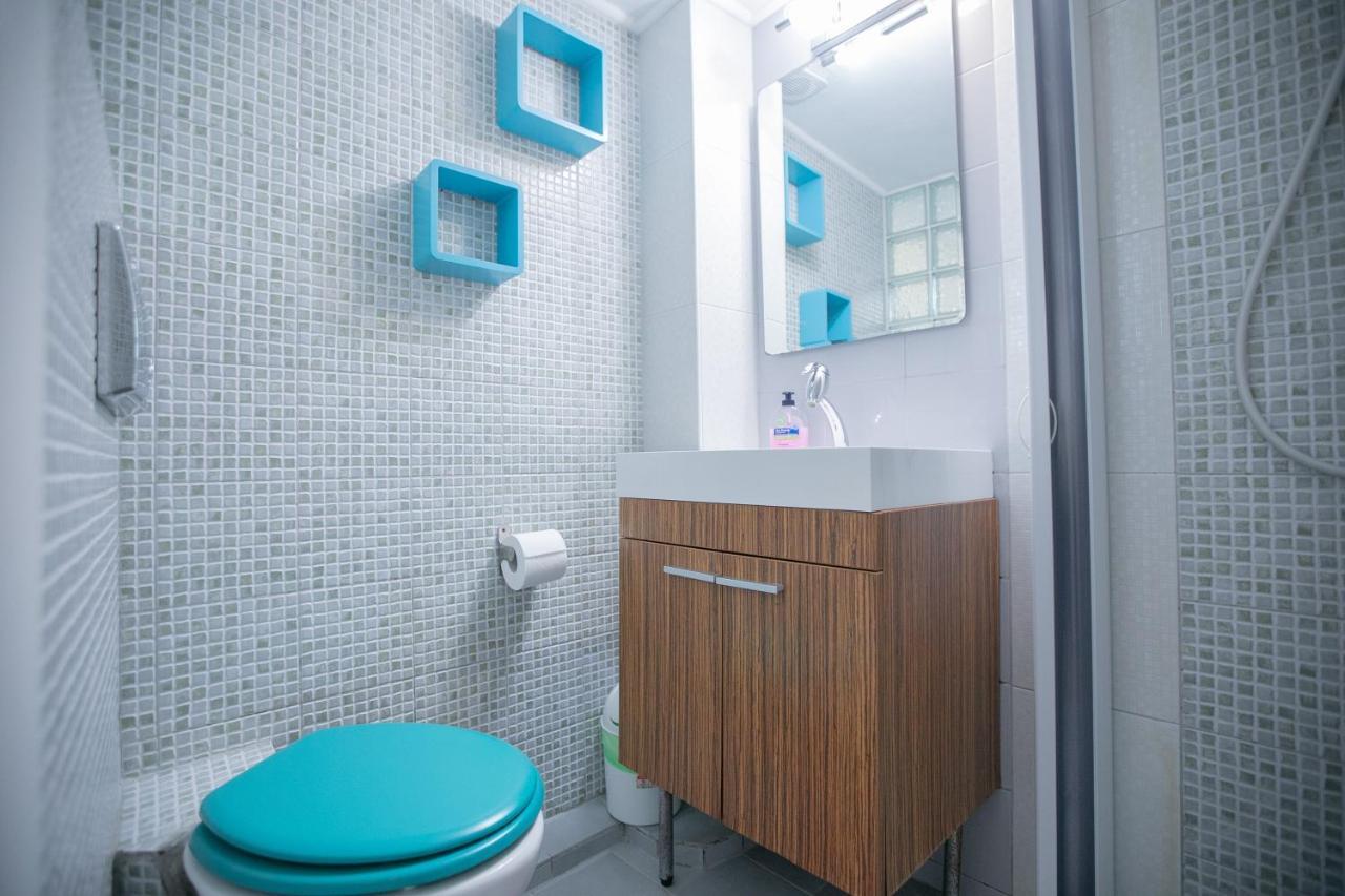 塞萨洛尼基Orange And Blue Studio Downtown 5 Min From White Tower公寓 外观 照片